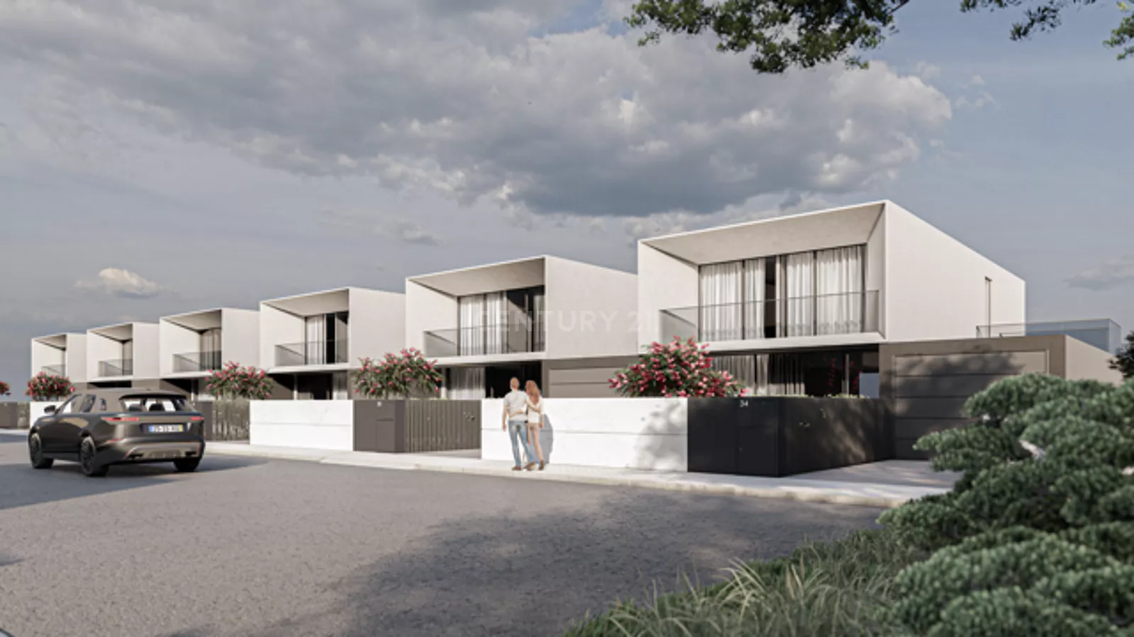 Moradia T3 Em Banda com 3 Suites e 1 Escritorio em Palmeira
